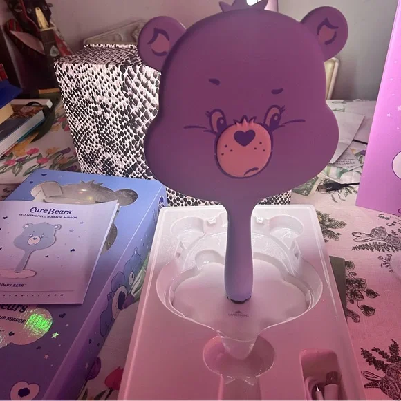 Care Bears Grumpy Bear Impressions beauty X colab. Hand mirror with stand - Picture 3 of 10